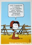 Lucy Thanksgiving Greeting Card