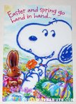 Snoopy Easter Greeting Card