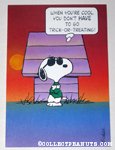 Snoopy Joe Cool Halloween Greeting Card