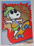 Snoopy on skateboard Greeting Card