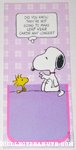 Snoopy & Woodstock Leap Year Greeting Card