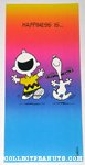 Charlie Brown & Snoopy dancing Greeting Card