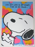 Snoopy hug Greeting Card