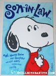 Snoopy 'Son in Law' Greeting Card
