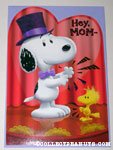 Snoopy & Woodstock clapping 'Mom' Greeting Card
