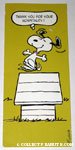 Snoopy Dancing Thank You Card
