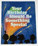 Peanuts gang fireworks 'Your birthday should be something special' Greeting Card Book