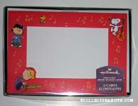 Schroeder playing piano Christmas Cards