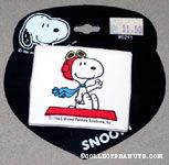 Flying Ace waving from Doghouse Barrette