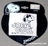 Joe Cool sitting on name Barrette