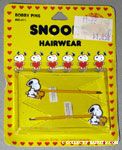 Snoopy & Woodstock shaking hands Barrette