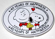 40 Years of Happiness Barrette