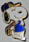 Snoopy Golfing Pin