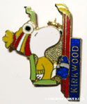 Snoopy riding ski lift 'Kirkwood' Pin