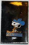 Cowboy Snoopy on Skis 'Denver' Pin