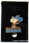 Cowboy Snoopy on Skis 'Colorado' Pin