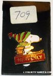 Snoopy skiing 'Heavenly' Pin