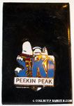Snoopy on word 'Ski' 'Peekin Peak' Pin