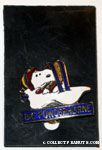 Snoopy Fallen Skier Pin Big Powderhouse