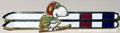 Flying Ace Skiing Pin