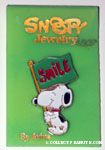 Snoopy carrying flag 'Smile' Pin