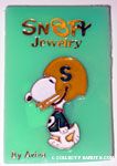 Snoopy football player Pin