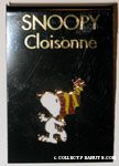 Snoopy skating in stocking cap Pin