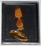 Peppermint Patty standing and 'Peppermint Patty' pin set