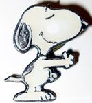 Snoopy with outstretched hand Pin