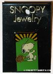 Snoopy playing tennis Pin