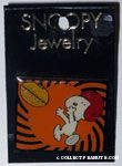 Snoopy catching football Pin