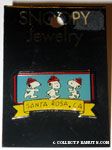 Snoopy ice skating 'Santa Rosa' Pin
