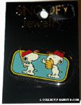 Snoopy playing baseball Pin