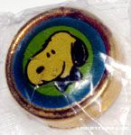 Snoopy wearing blue bowtie Portrait Button Cover