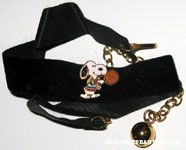 Snoopy Tennis Player Velvet Choker