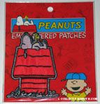 Snoopy & Woodstock on doghouse Patch