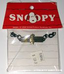 Snoopy laying on star under crown Bracelet