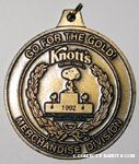 Knott's Berry Farm Merchandise Division Go for the Gold Medallion