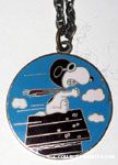 Snoopy Flying Ace on doghouse Pendant