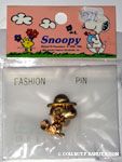 Snoopy wearing bowler hat gold-tone Pin