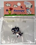Snoopy wearing bowler hat silver-tone Pin