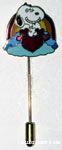 Snoopy with hearts, clouds and rainbow Stick Pin