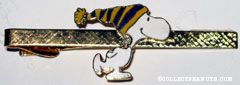 Snoopy Skating Cloisonne Tie Clip