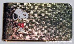 Snoopy wearing Red Sports Jacket Money Clip