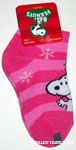 Snoopy with Woodstock on his head Kid's pink stripe Socks
