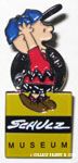Baseball Charlie Brown Charles M. Schulz Museum Pin