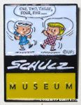 Patty & Violet Jumping Rope Charles M. Schulz Museum Pin