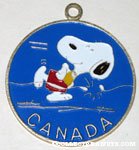 Snoopy marathon runner 'Canada' Pendant