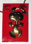 Snoopy dancing Gold-tone Necklace