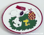 Snoopy & Woodstock with Hobo Pack Belt Buckle